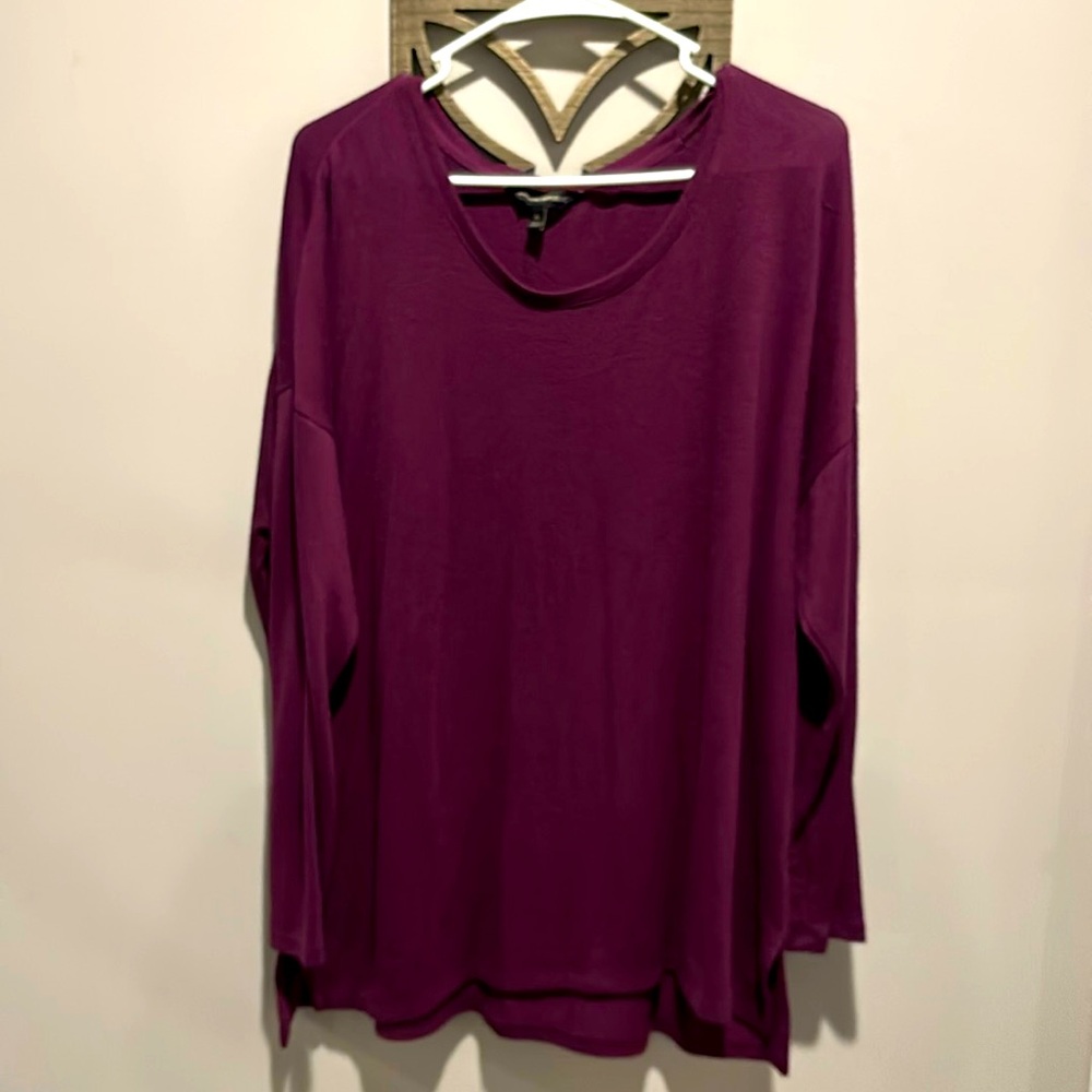 Xl Banana Republic eggplant loose fit long sleeve